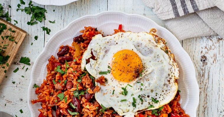 Riz rouge aux épices Cajun (végétarien)