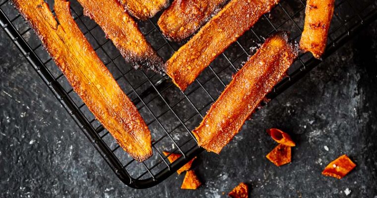 Bacon de carotte (Vegan + Sans gluten)