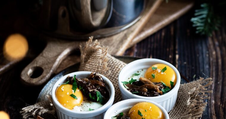 Œufs Cocotte aux Morilles à la vapeur