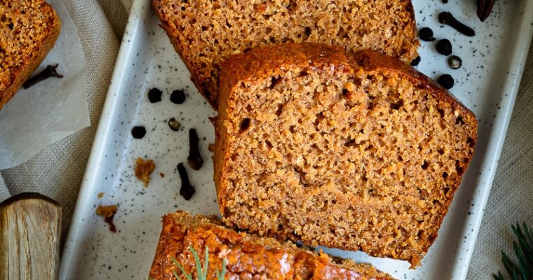Pain d’épice healthy (IG bas/sans MG ajoutée)