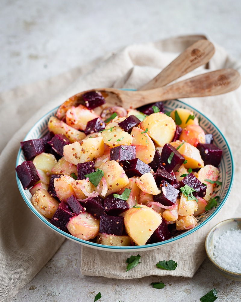 vraiment pas une grande fana de betterave… C’est assez inattendu ! C'est une salade que mes parents faisaient souvent quand j'étais petite !