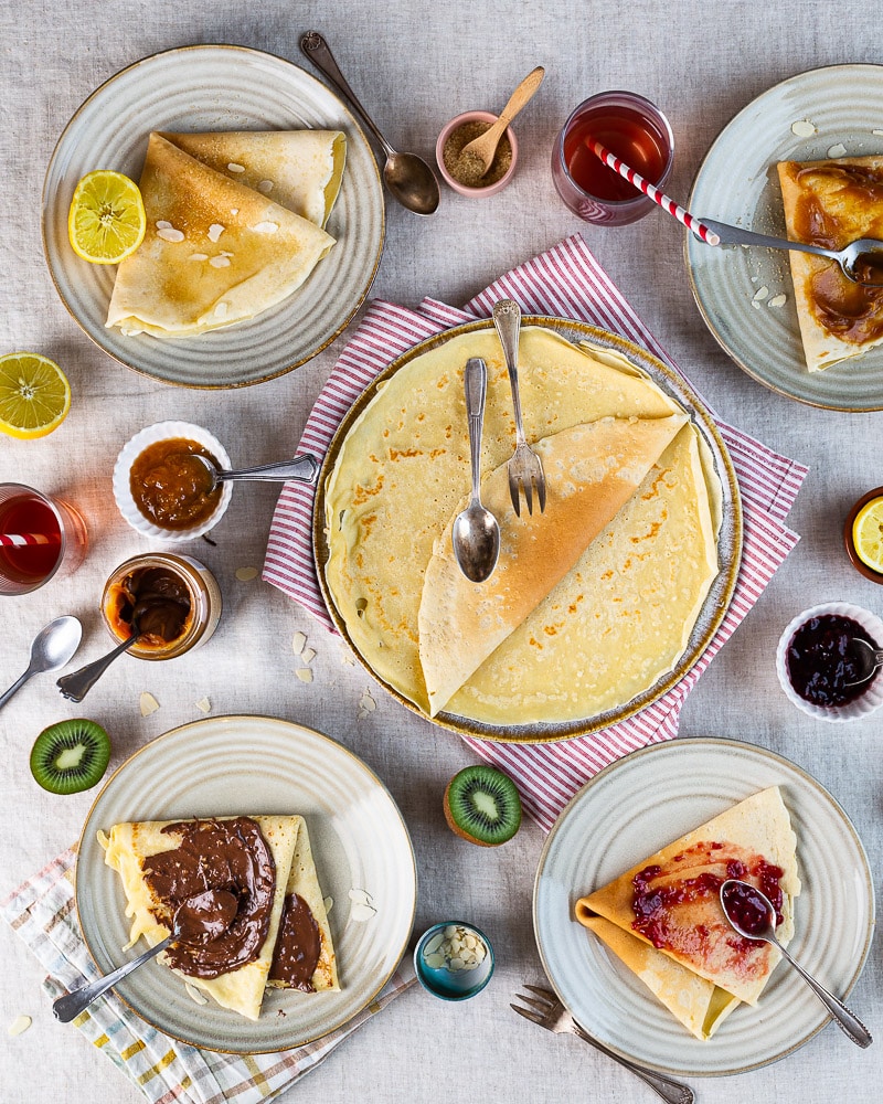 Idées de crêpes sucrées et gourmandes pour la Chandeleur