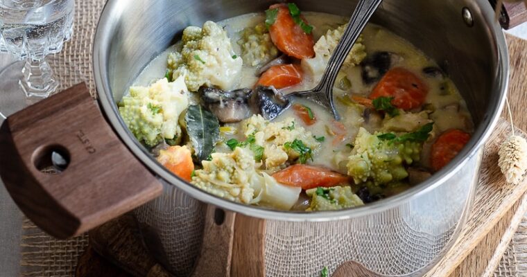 Blanquette Végétarienne au Chou Romanesco