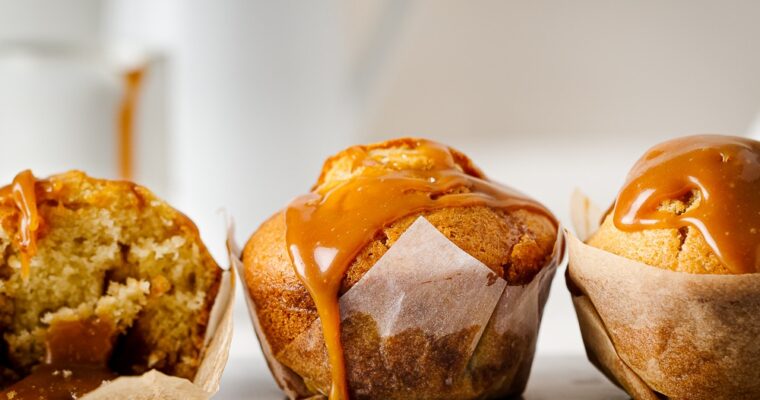Muffins au caramel