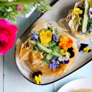 Ces petites Tartelettes de printemps aux Asperges sont non seulement très mignonnes, mais aussi gourmandes et légères.