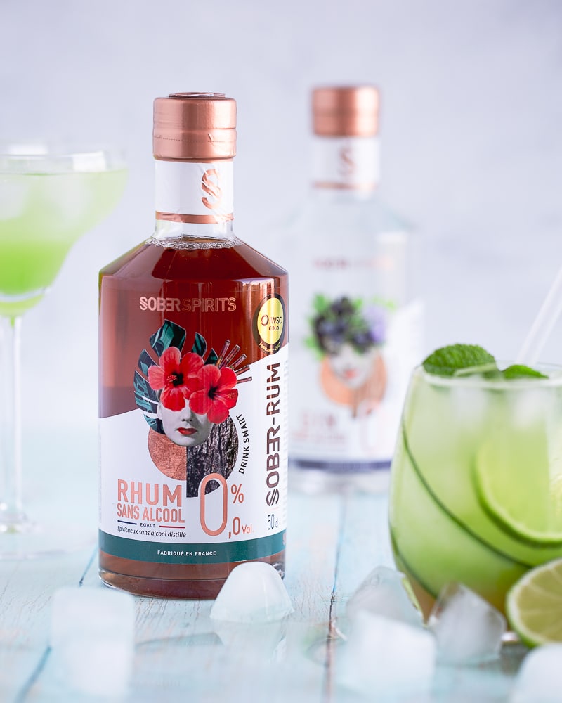 Quoi de mieux q'un Mocktail rafraîchissant Sober Rum Concombre pour terminer une journée écrasante ? Perso, je ne vois pas !