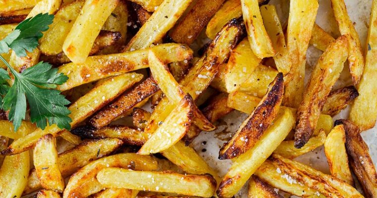 Frites au four super croustillantes