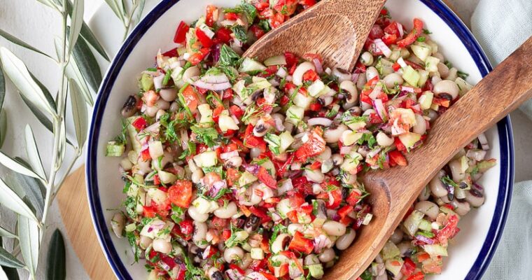 Salade aux Haricots à œil noir 