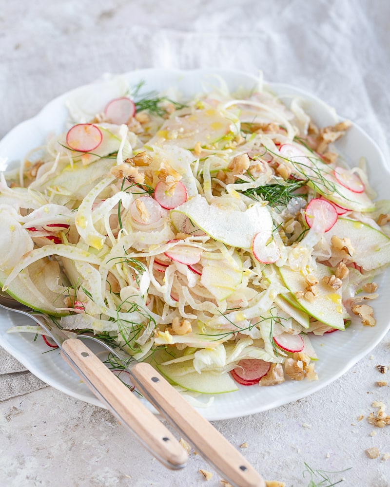 Cette Salade de Fenouil et Pommes est l'équilibre parfait entre la fraîcheur, le croquant, la douceur et l'anis !