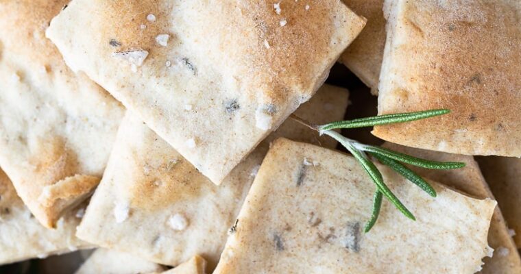Crackers Gros Sel et Romarin maison