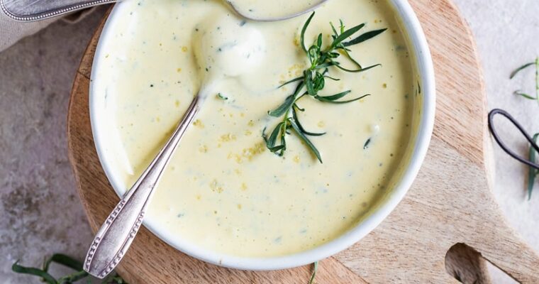 Sauce béarnaise facile au blender