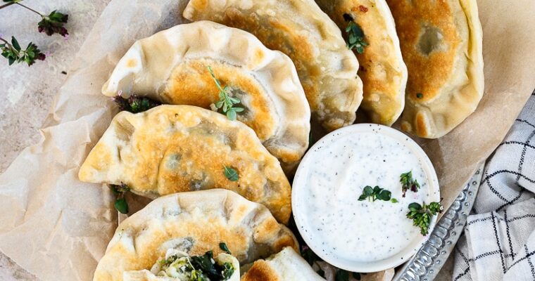 Pierogies Feta Epinards