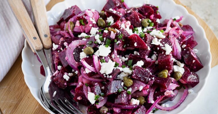 Salade Express de Betterave Câpres et Feta