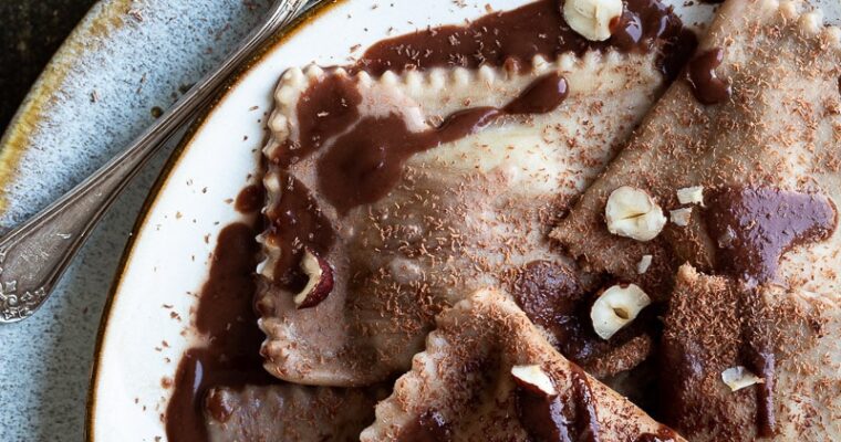 Raviolis Poire Chocolat