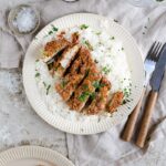 Ces Steak de Chou-Fleur pané sont si bons ! J'ai eu du mal à m'en remettre après la 1e bouchée, je vous la conseille les yeux fermés !