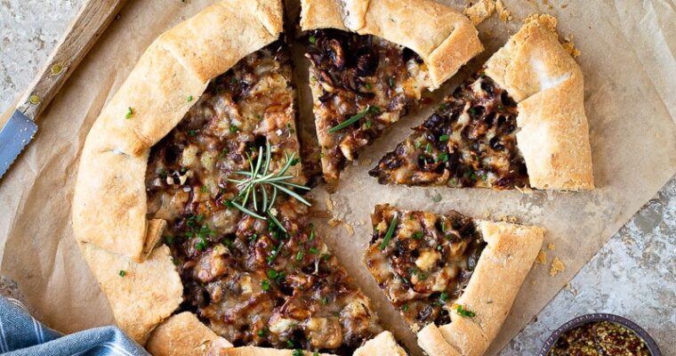 Tarte Rustique Salée Champignons Comté