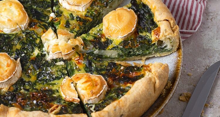 Quiche Chèvre et Épinards