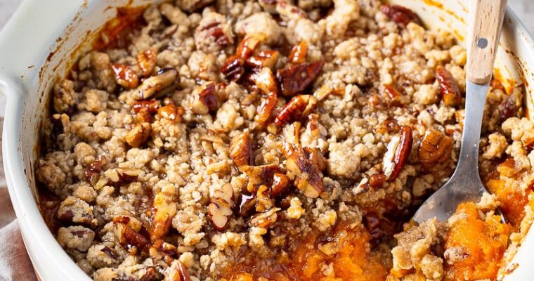 Crumble de Patate douce aux Noix de pécan (Sweet Potato Crunch)