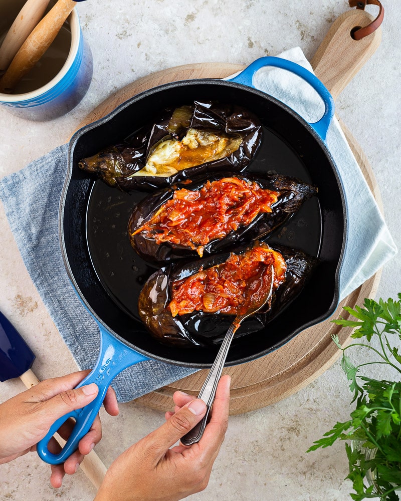 Une recette qui a bercé mon enfance : les Aubergines farcies à l’Ottomane, un classique dans les pays du Moyen-Orient et d'Europe du Sud-Est