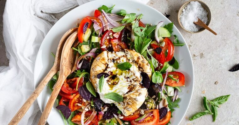 Salade roquette tomate burrata 