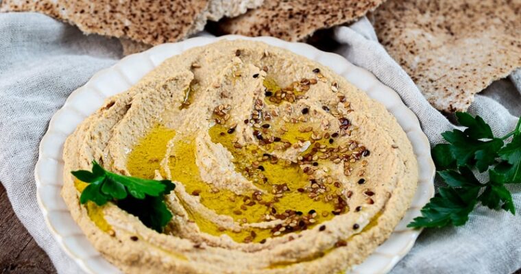 Houmous de lentilles corail