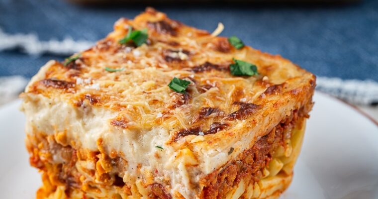 Pastitsio (gratin de pâtes grec)