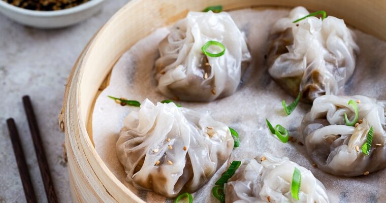 Dumplings vapeur super faciles avec des feuilles de riz : sans pliage