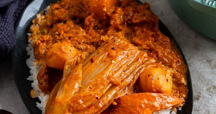 Légumes d’hiver façon Mafé : recette végétarienne gourmande & réconfortante