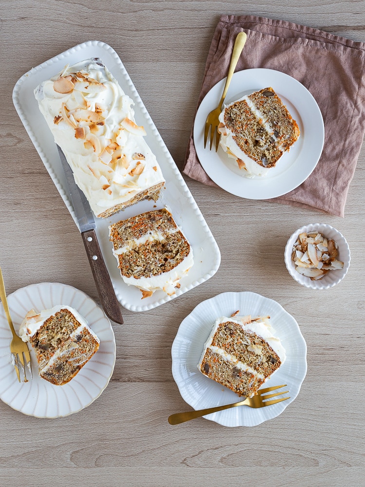 Carrot cake à la noix de coco : la recette irratable et facile