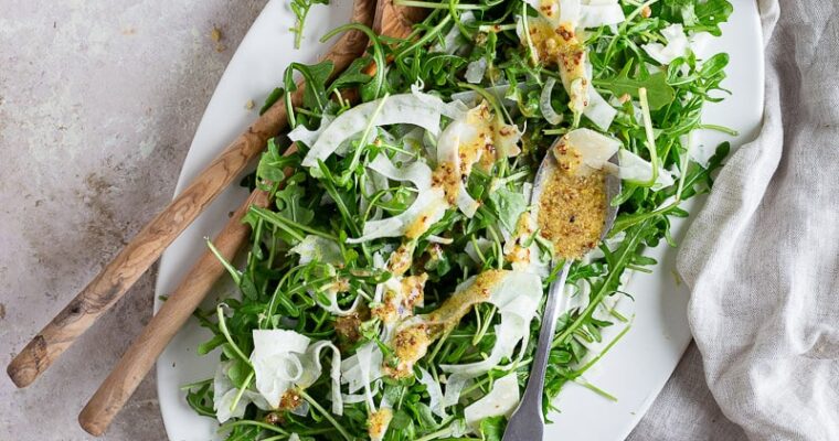 Salade de fenouil, roquette et parmesan : prête en 10 minutes chrono !
