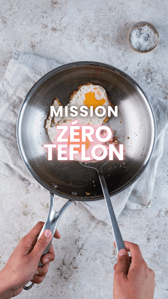 Inox vs. Téflon ! Découvrez pourquoi l’inox est une alternative saine, durable et facile à utiliser. Astuces, guide cuisson, nettoyage...