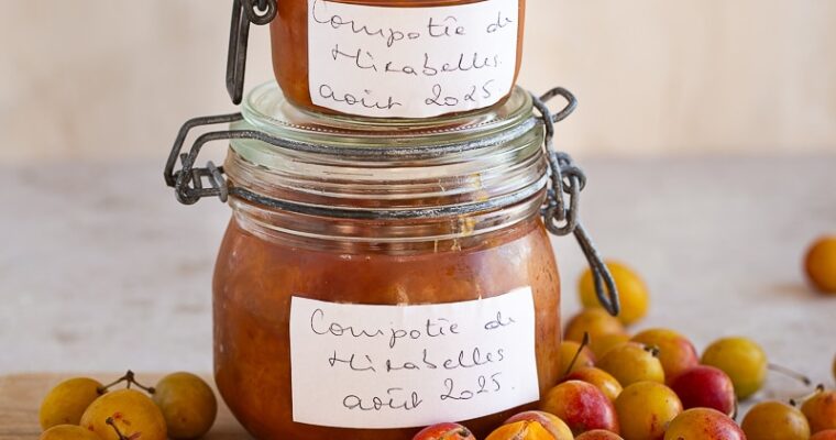 Compotée de mirabelles à la verveine : simple, rapide et pleine de parfum