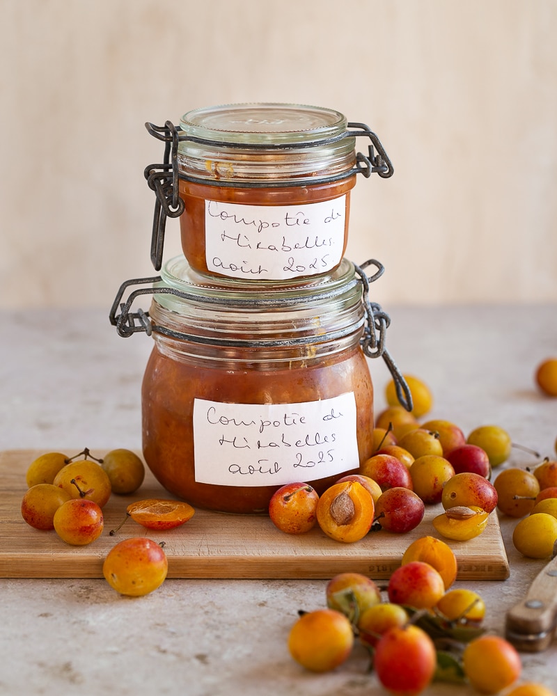 Compotée de mirabelles à la verveine : simple, rapide et pleine de parfum