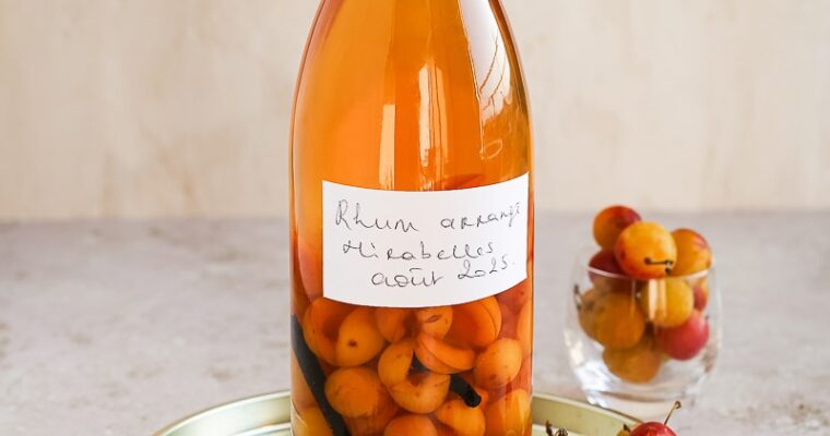 Rhum arrangé aux mirabelles : un concentré de soleil à partager