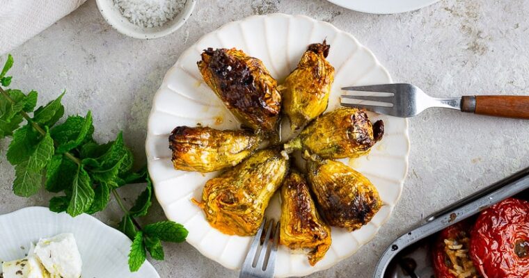 Fleurs de courgettes farcies à la grecque (yemista) : une recette estivale pleine de fraîcheur