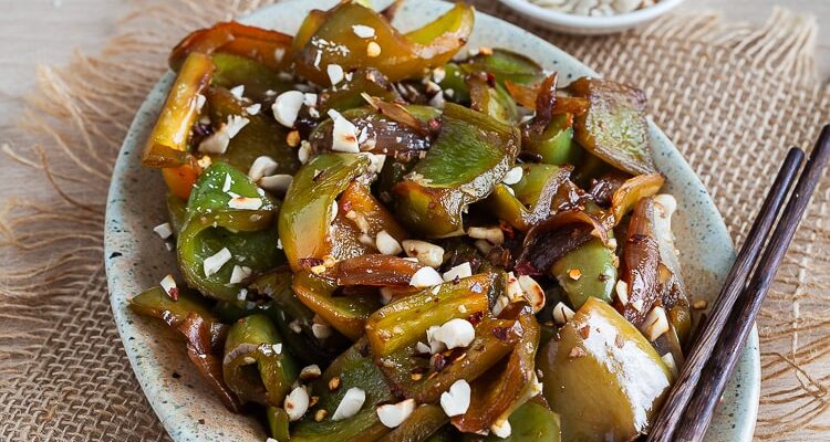 Poivrons sautés ail et cacahuète : simple, coloré et prêt en 20 minutes