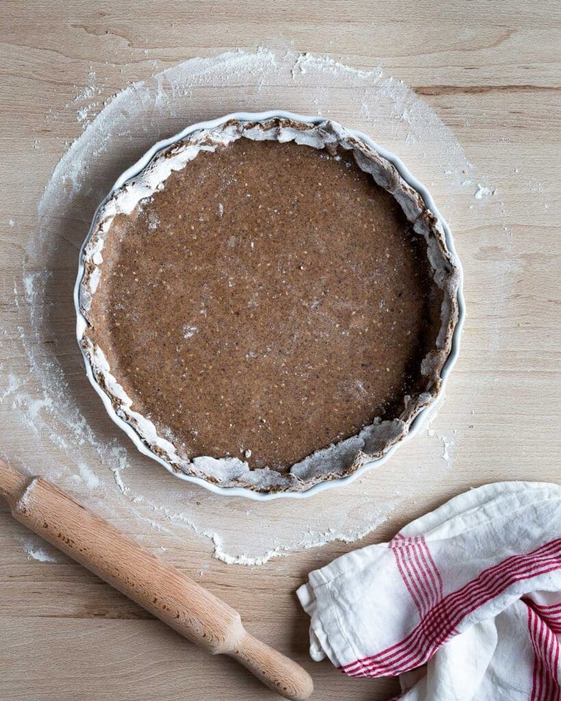 Pâte brisée au sarrasin sans gluten : une recette express, savoureuse et facile à réaliser, parfaite pour vos quiches et tartes salées.