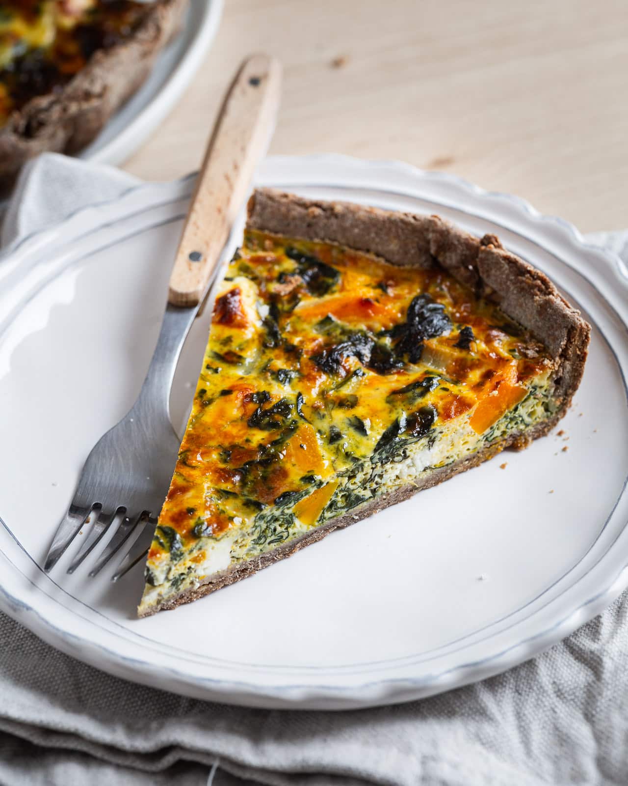 Quiche courge, épinards et feta : une recette automnale toute simple