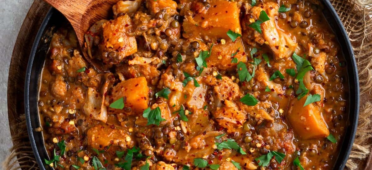 Ragoût de lentilles à la harissa : le plat mijoté qui réchauffe