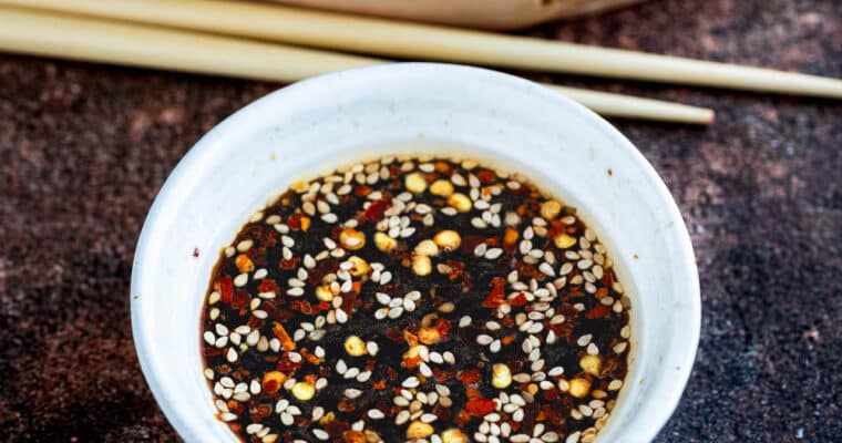 Sauce gyoza prête en 1 minute