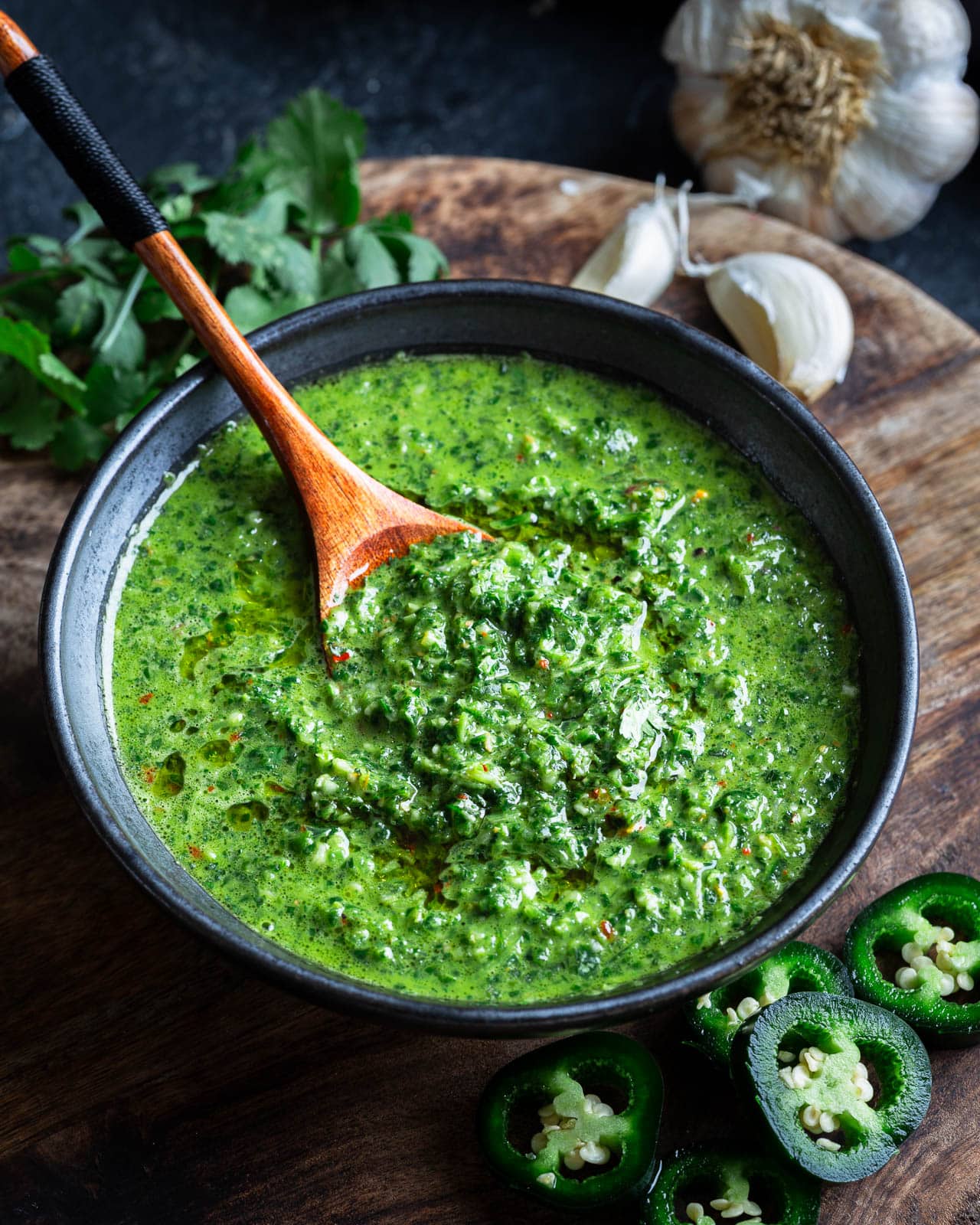 Zhoug coriandre et menthe, la sauce ultra fraîche et légèrement relevée