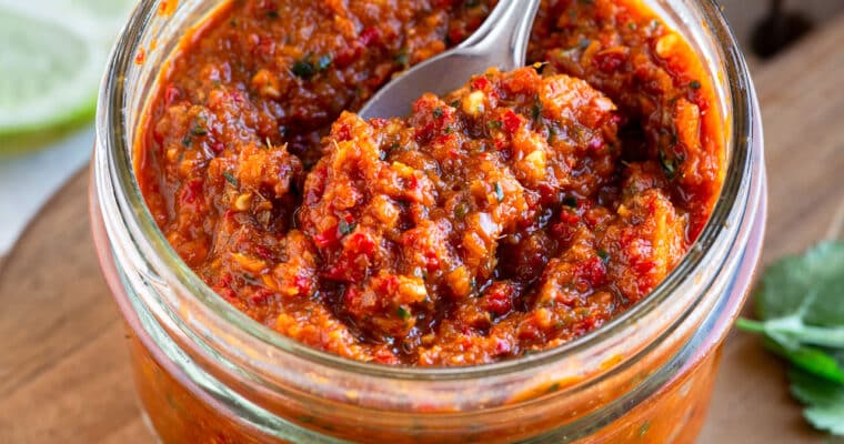 Pâte de curry rouge maison simplifiée